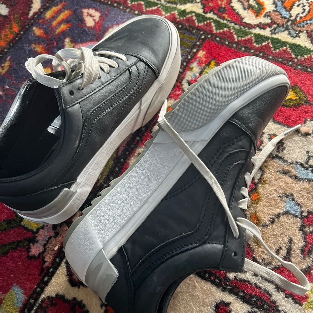 Vans Black and White Sneakers